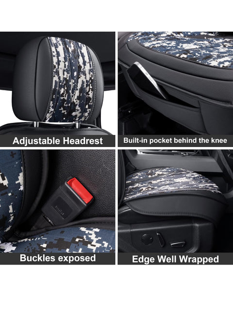 Amazon Med - Dodge RAM Seat Cover Full Set Fit for Select 2013-2021 Dodge RAM 1500 2500 3500 Pickup Truck
