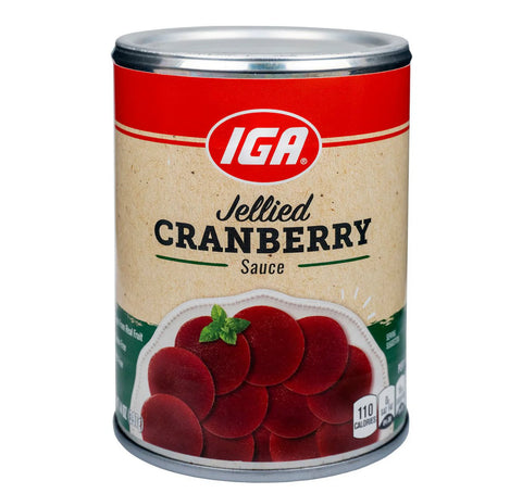 RCI Food - IGA Jellied Cranberry Sauce