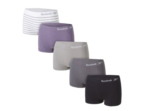 Sams - Reebok Ladies 5 Pack Seamless Boyshorts