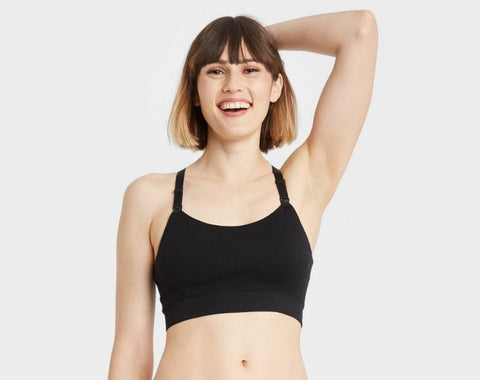 Women's Nursing Yoga Bra - Auden™ Black XS