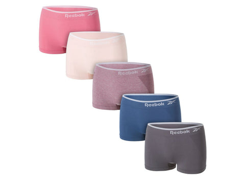 Sams - Reebok Ladies 5 Pack Seamless Boyshorts