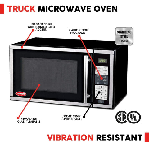 TUNDRA MW Series – 120 Volt Truck Microwave Oven – 0.7 ft³ / 20 L / 700 W / MW700