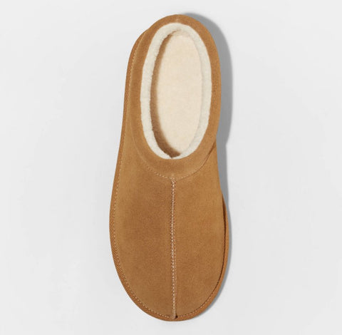 Men's Michael Moccasin Scuff Slippers - Goodfellow & Co™ Brown 11