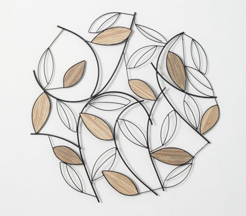 Sullivan’s Wired Abstract Leaf Wall Art