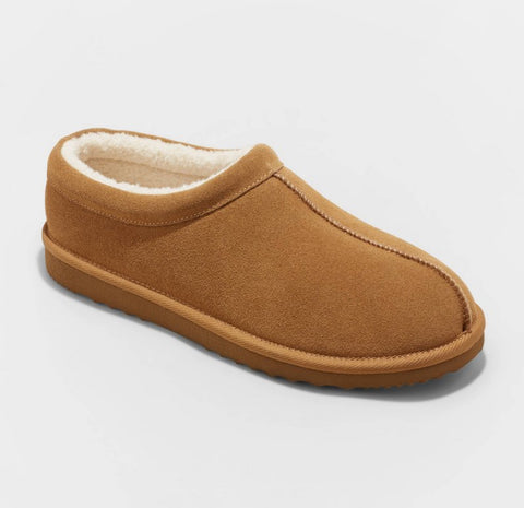 Men's Michael Moccasin Scuff Slippers - Goodfellow & Co™ Brown 11