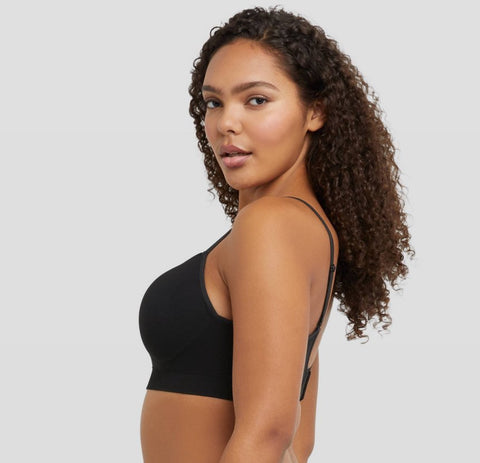 Maidenform M Women's Seamless Bralette MBT110 - Black 2XL