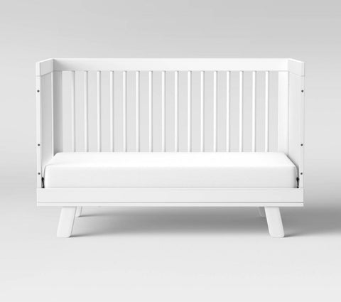 Babyletto Hudson 3-in-1 Convertible Crib with Toddler Rail - White
