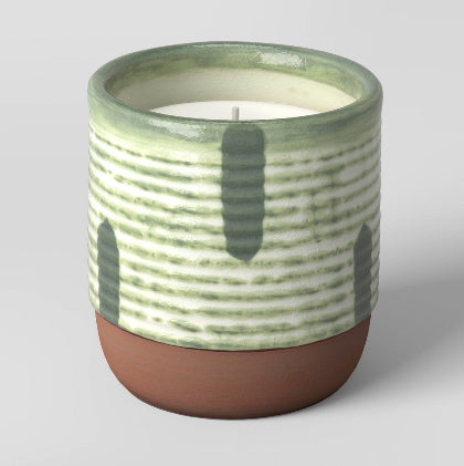 Ceramic Citronella Outdoor Candle Green - Threshold™