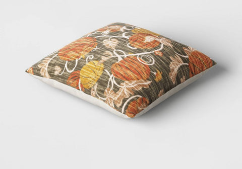 Target Decor - Printed Pumpkin Square Throw Pillow Green
- Threshold™