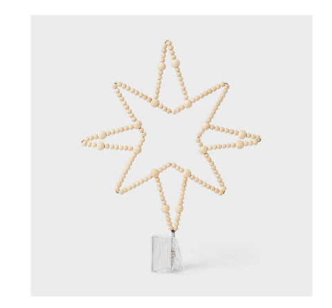 Wood Bead Christmas Tree Topper - Threshold™ Designed with Studio McGee