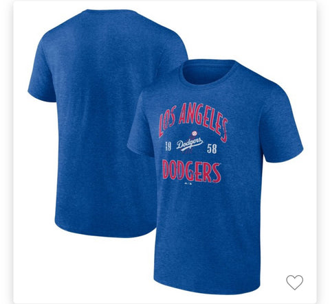 MLB Los Angeles Dodgers Men's Bi-Blend T-Shirt - XXL