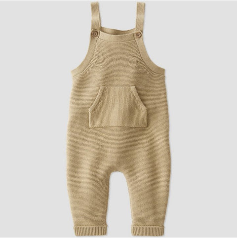 Little Planet by Carter's Organic Baby Overalls - Beige 3М