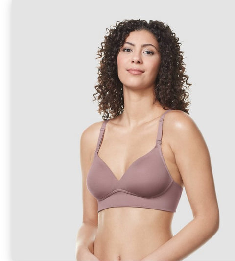 Simply Perfect By Warner's Women's Longline Convertible Wirefree Bra - Mauve