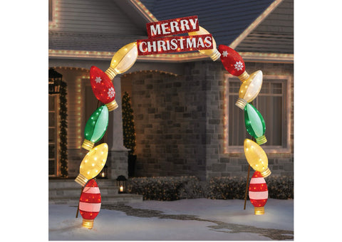 Member's Mark 8' Pre-Lit Stacked
Ornament Arch