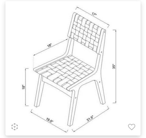 Ceylon Woven Dining Chair Natural
- Threshold™