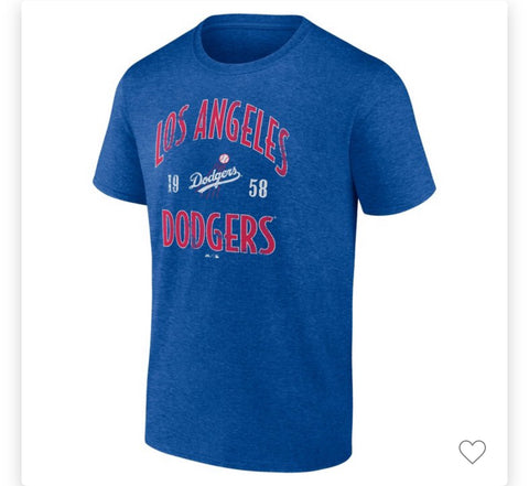 MLB Los Angeles Dodgers Men's Bi-Blend T-Shirt - XXL