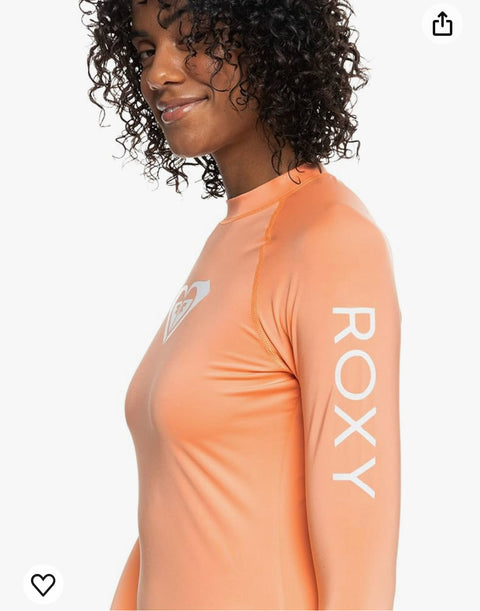 Roxy Women's Standard Whole Hearted Long Sleeve UPF 50 Rashguard