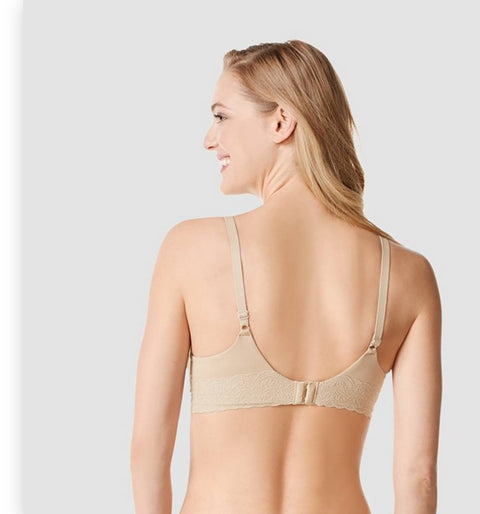 Simply Perfect by Warner's Women's Supersoft Lace Wirefree Bra - Toasted Almond