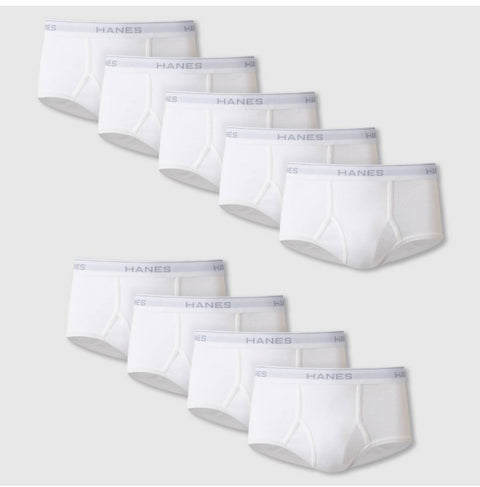 Hanes Men's 9pk Briefs - White XL