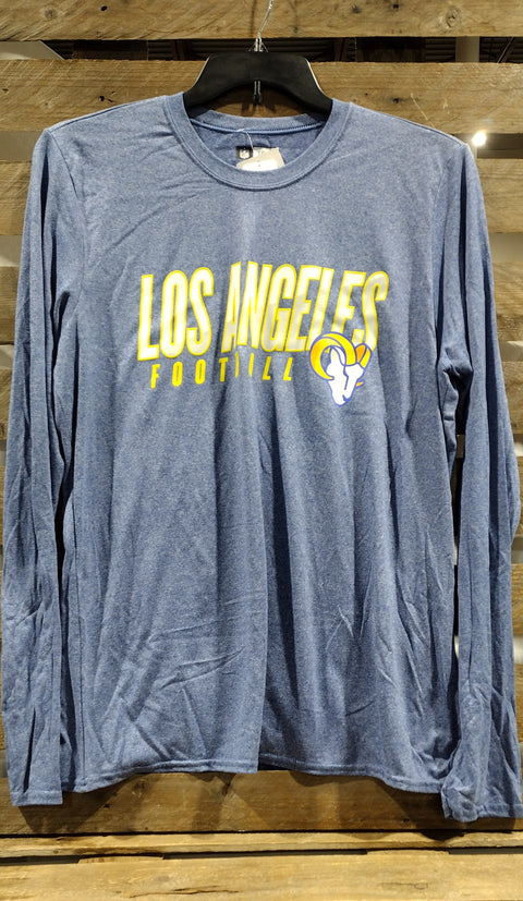 Long Sleeve Los Angeles RAMS 100% Polyester T-shirt