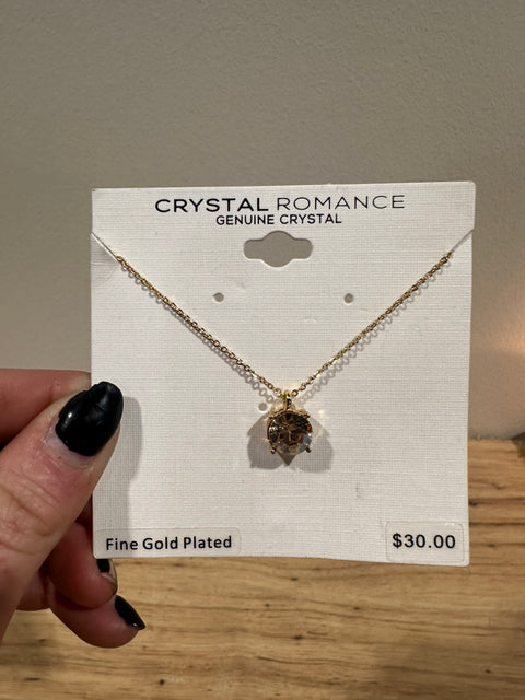 Crystal Romance fine gold plated genuine crystal