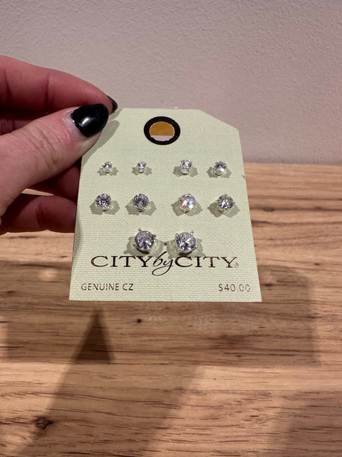 City by City earrings Set