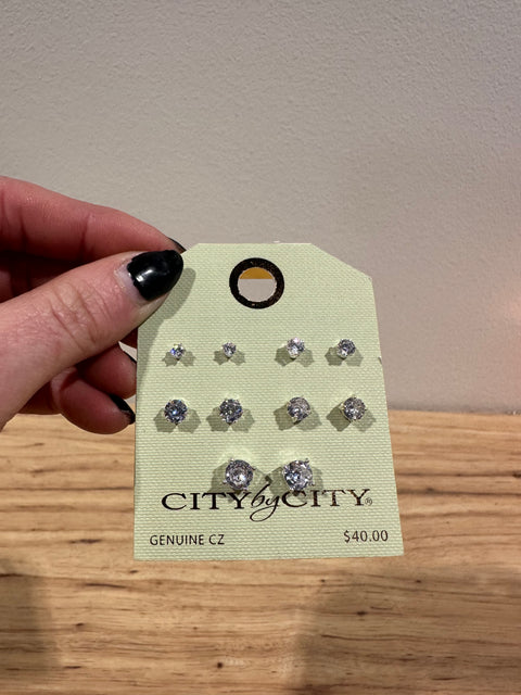City by City earrings Set