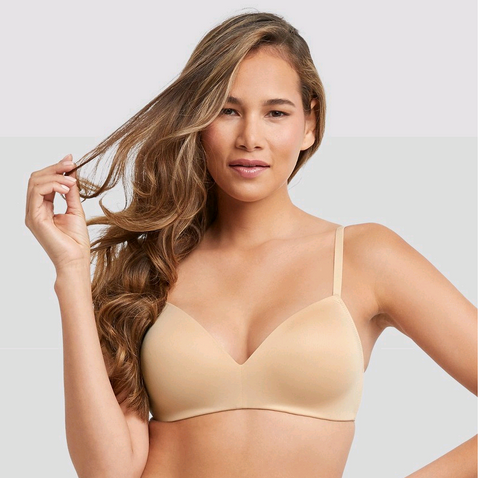 Maidenform Self Expressions Women's 2pk Wireless Bra SE0583 - Beige/Black 40DD