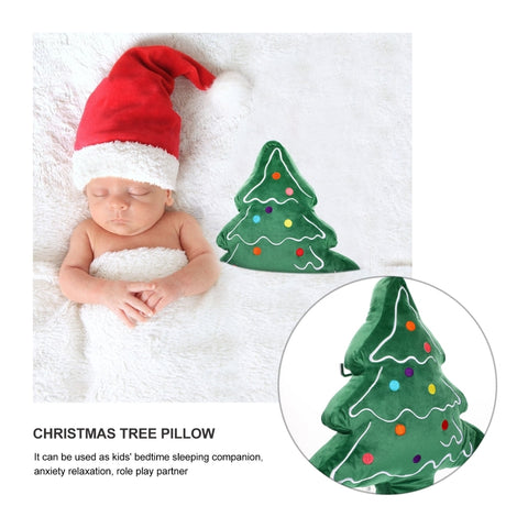 Adorable Christmas Tree Plush Toy Doll Toy Pillow Cushion Home Decoration