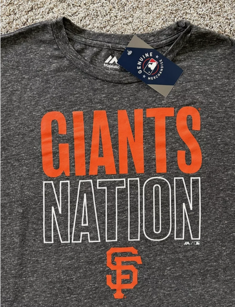 San Francisco Giants T-shirt Majestic-Giants Nation-Meduim