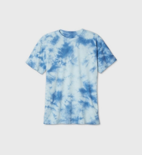 Men's Short Sleeve T-Shirt - Original Use Blue/Tie-Dye