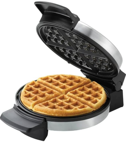 BLACK+DECKER WMB500 Traditional Belgian-Style Waffle Maker, Stainless Steel