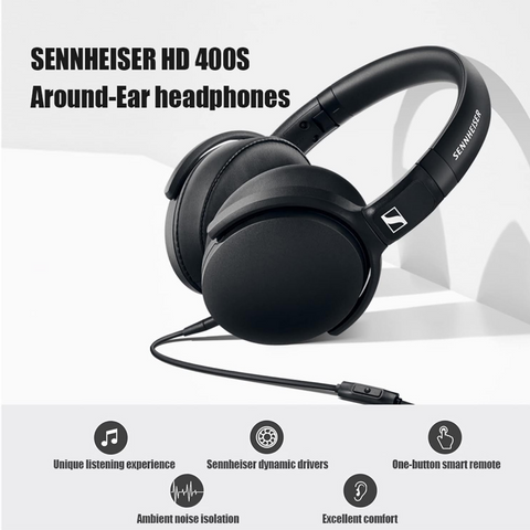 Wired Headphones Noise Isolation Earphone Stereo Music Foldable Sport Headset Deep Bass for Sennheiser Mobile Phone