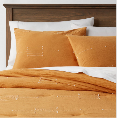 King Clipped Linework Comforter & Sham Set
Mustard - Threshold