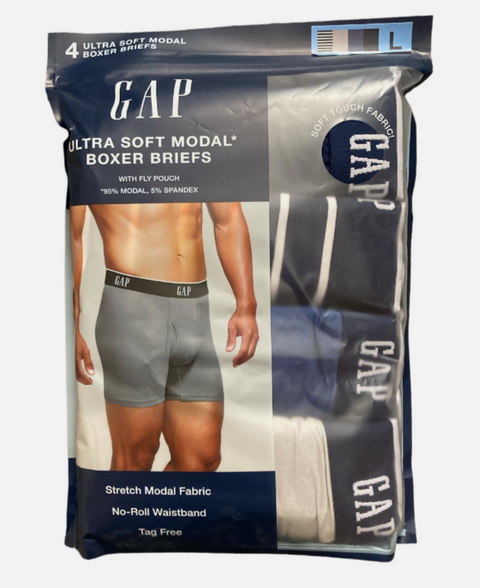 Gap Men's 4-Pack Ultra Soft Boxer Briefs