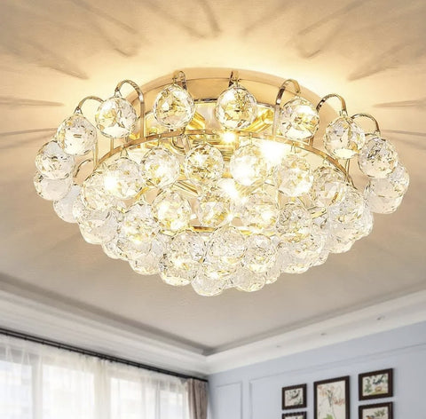 Gopmmy Crystal Celling Light Fixture