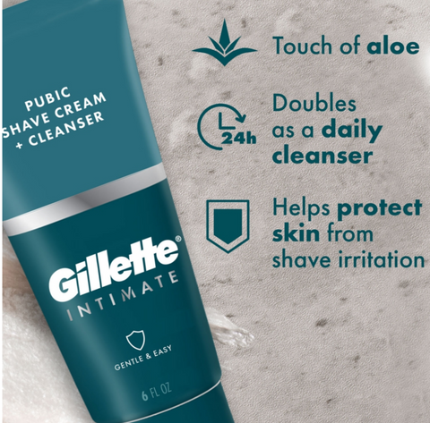 Med City-Gillette Intimate Men's Pubic Hair Grooming Kit