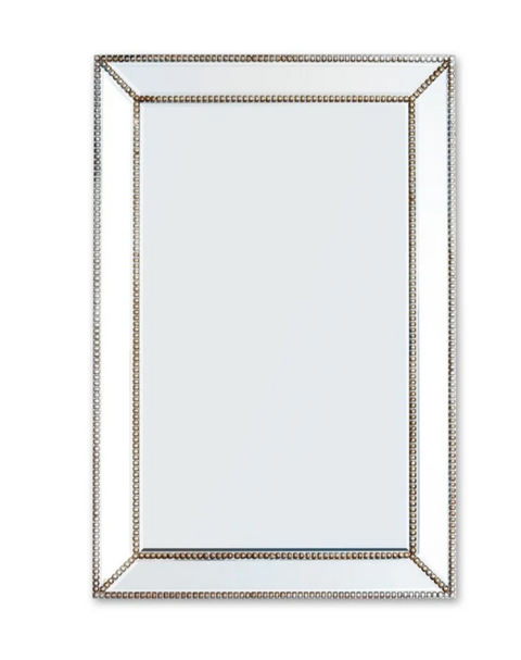 Cosmo Bronze Rustic Rectangular Wall Mirror