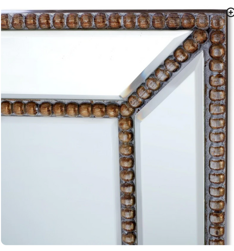 Cosmo Bronze Rustic Rectangular Wall Mirror