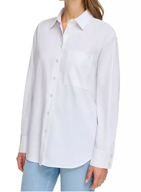 Calvin Klein Ladies Button Down Top