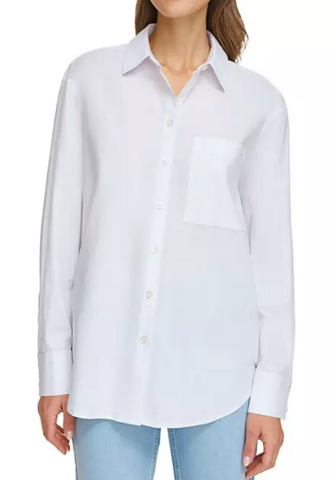 Calvin Klein Ladies Button Down Top