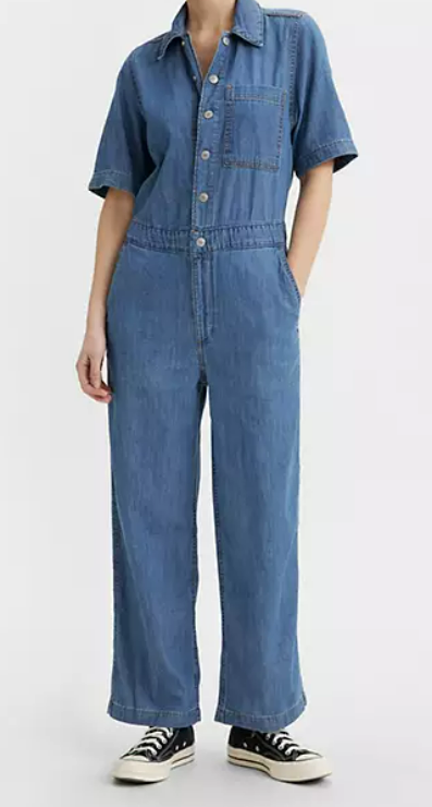 Levi's Women's Short Sleeve Heritage Jumpsuit