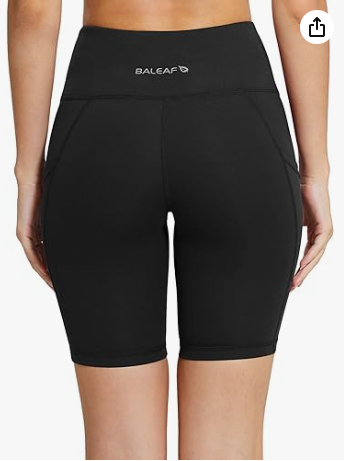 BALEAF Women's 8"/ 5"/ 3" Biker Shorts High Waist Yoga Workout Gym Running Volleyball Spandex Shorts