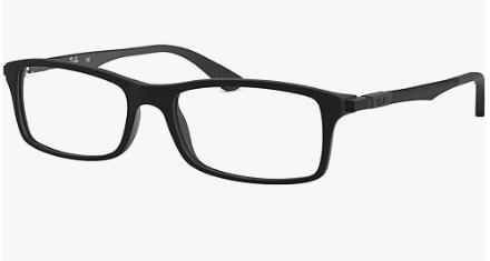 Ray-Ban 7017 Eyeglasses-5196 Matte Black-54mm