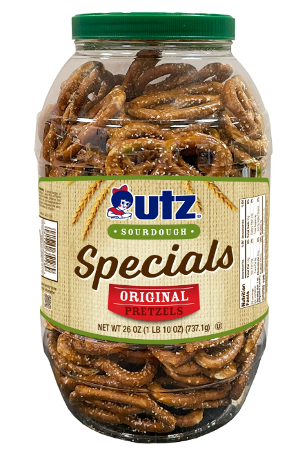 RCI Food - Utz Sourdough Specials Original Pretzels Large Twists 26oz