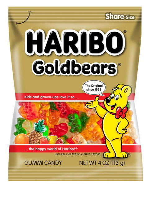 RCI Food - Haribo Gold Bears Gummies 4oz