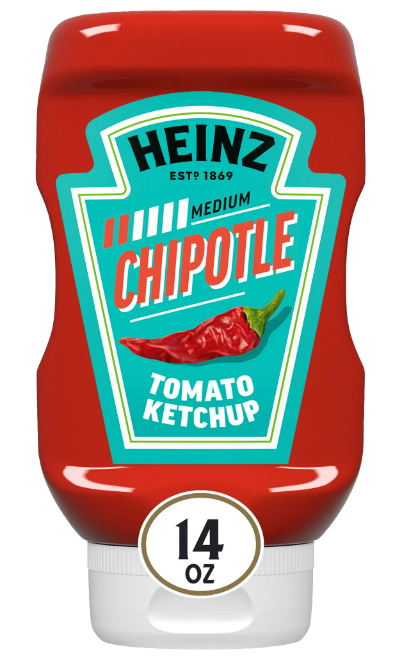 RCI Food - Heinz Tomato Ketchup Blended With Chipotle, 14 oz Squeeze Bottle
