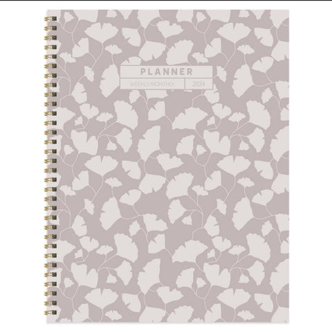 TF Publishing 2024 Weekly/Monthly Planner 11"x9" Tranquil Floral