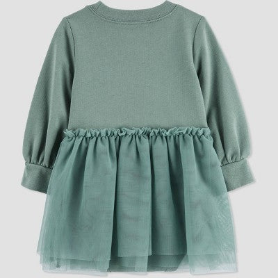 Carter's Just One You® Baby Girls' 'Thankful' Tutu Dress - Green