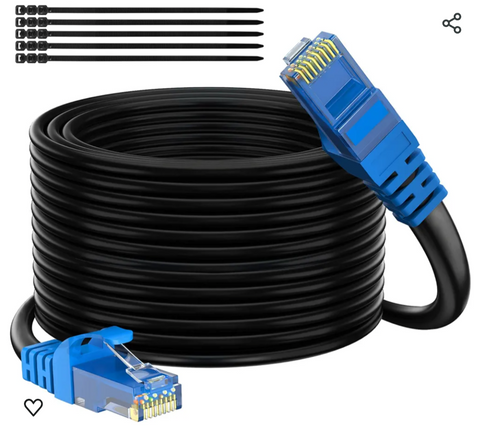 Cat 6 Outdoor Ethernet Cable 300 ft